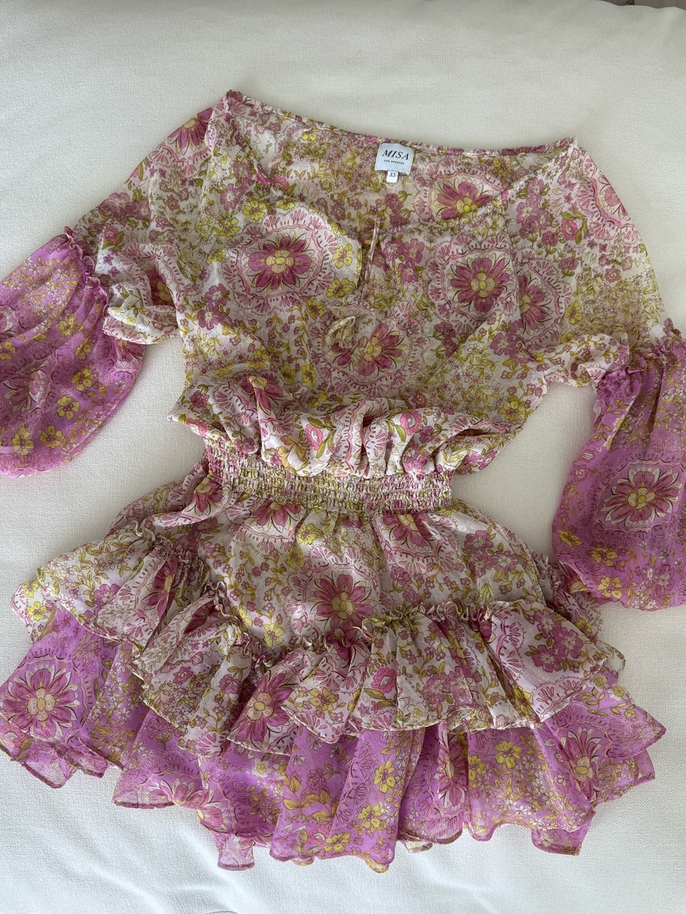 MISA MINI DRESS SIZE XS FLORAL